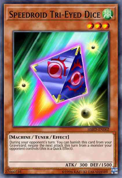 Speedroid Tri-Eyed Dice - HSRD-EN002 - Common - 1st Edition