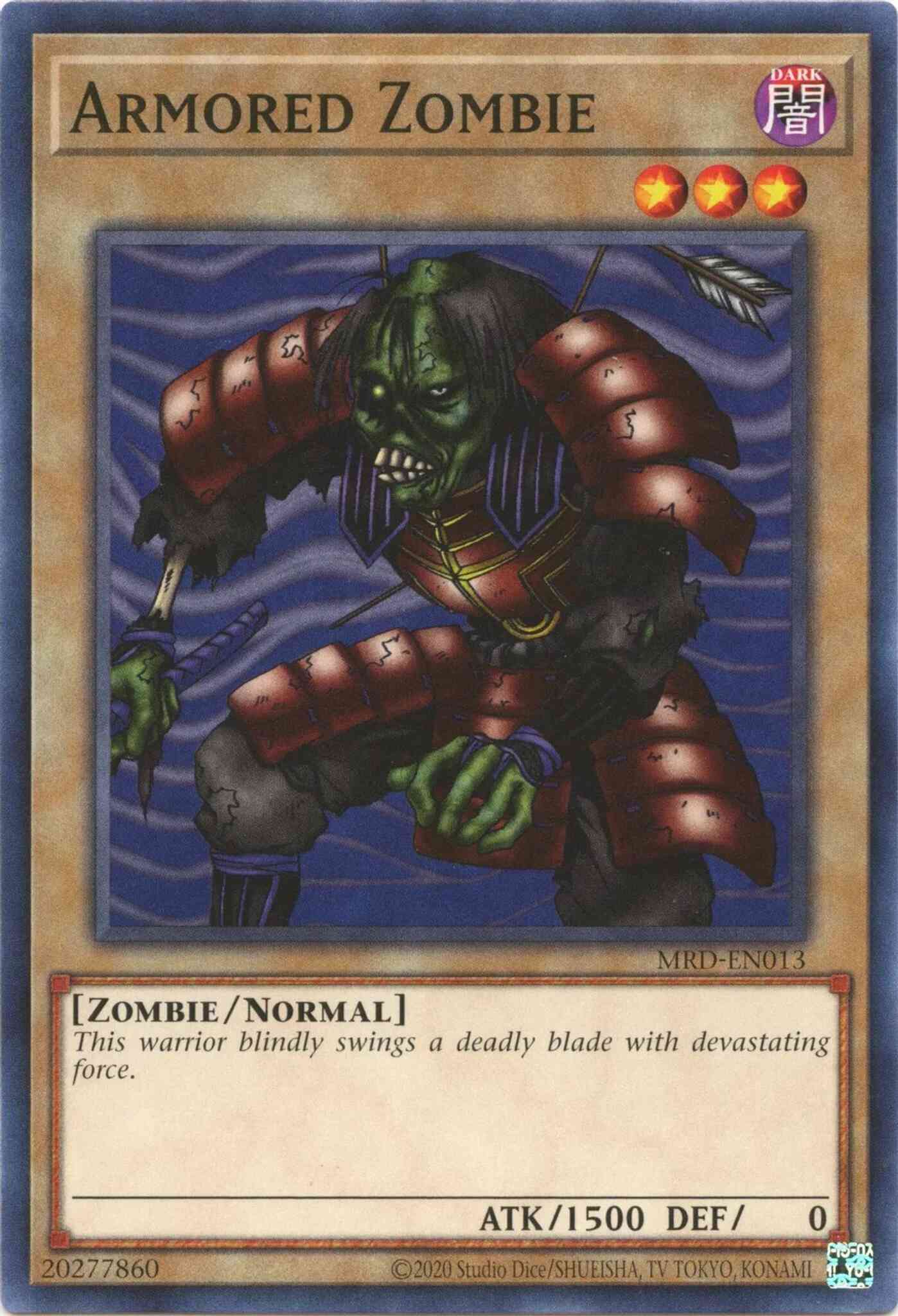 Armored Zombie - 25th Anniversary - MRD-EN013 - Common - Unlimited