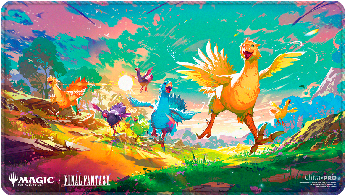 Ultra Pro MTG Holofoil Playmat - FINAL FANTASY - Chocobo Holiday Release Face to Face Games Ultra Pro MTG Holofoil Playmat - FINAL FANTASY - Chocobo Holiday Release Face to Face Games