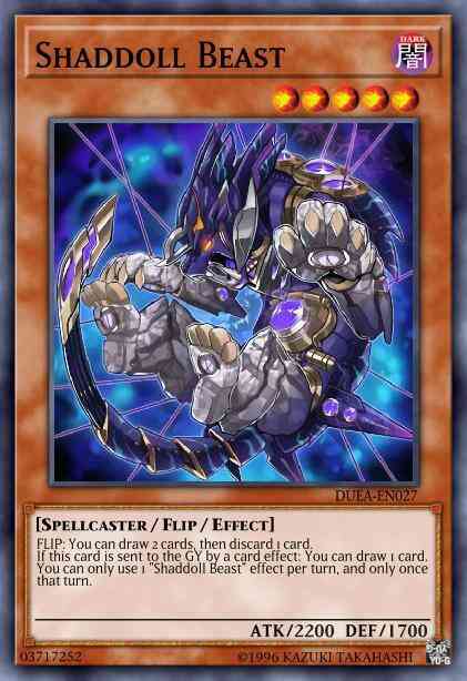 Shaddoll Beast - SDSH-EN008 - Common - 1st Edition