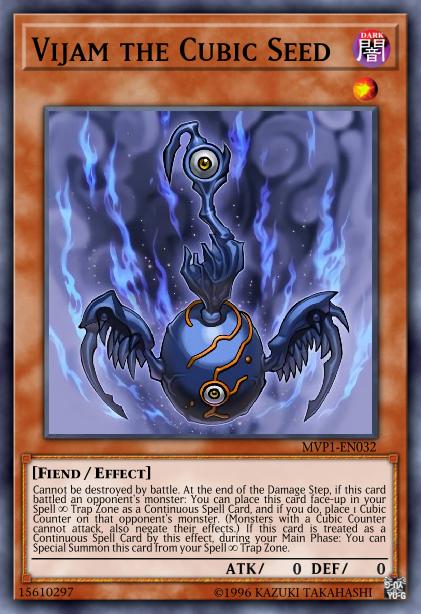 Vijam the Cubic Seed - MVP1-ENG32 - Gold Rare - Unlimited
