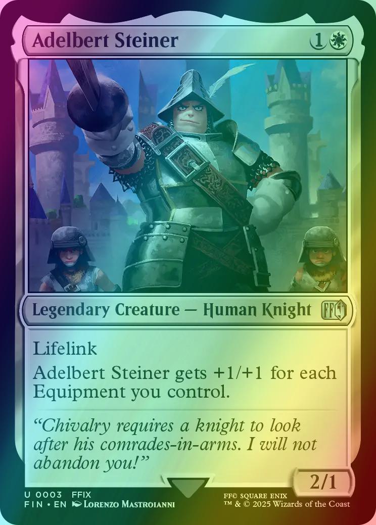 steiner mtg card Magic The Gathering - Universes Beyond - Final Fantasy Mint / near mint condition trading card Steiner : OPUS 3 #137
