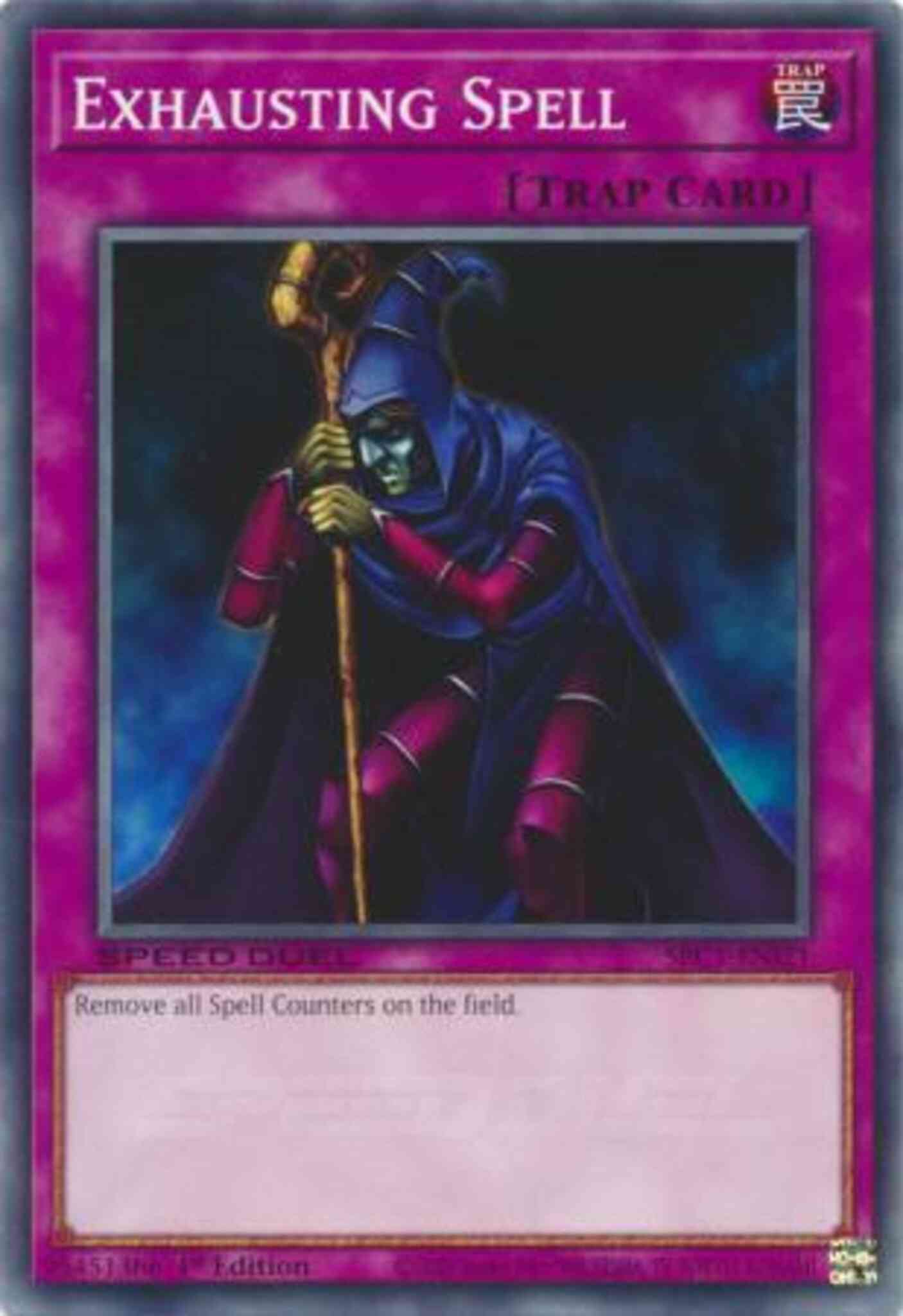 Exhausting Spell - SBC1-ENI21 - Common - 1st Edition