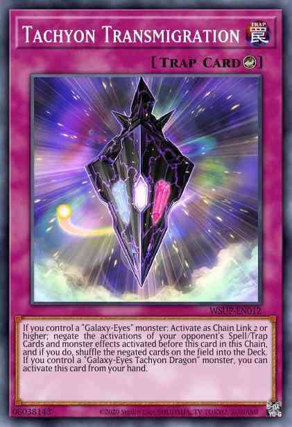 Tachyon Transmigration - WSUP-EN012 - Prismatic Secret Rare - 1st Edition