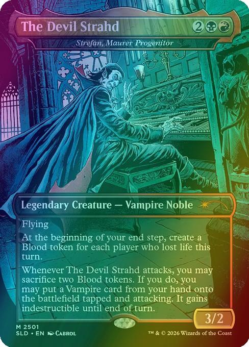 strahd mtg card Von Zarovich Longing turned to death Spellfire CCG | Young Strahd
