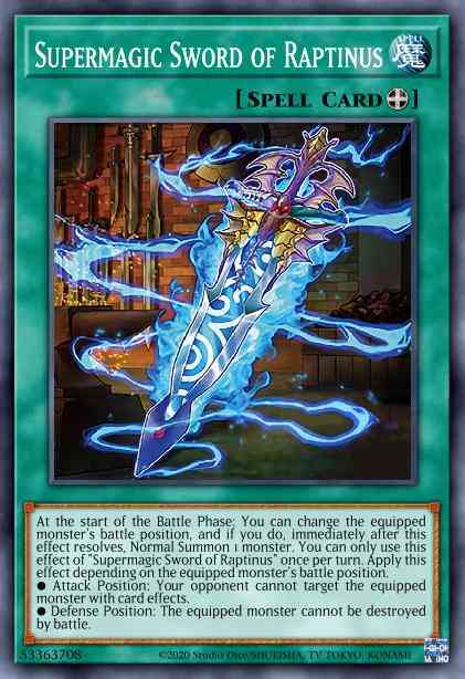 Supermagic Sword of Raptinus - TOCH-EN017 - Ultra Rare - Unlimited