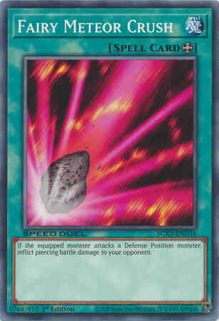 Fairy Meteor Crush - SGX2-END16 - Common - 1st Edition