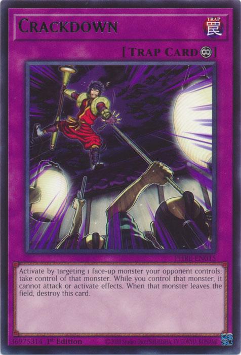 Crackdown - PHRE-EN015 - Rare - 1st Edition