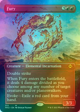 Fury [313] [Borderless] [Modern Horizons 2] [Foil] – Face to Face Games