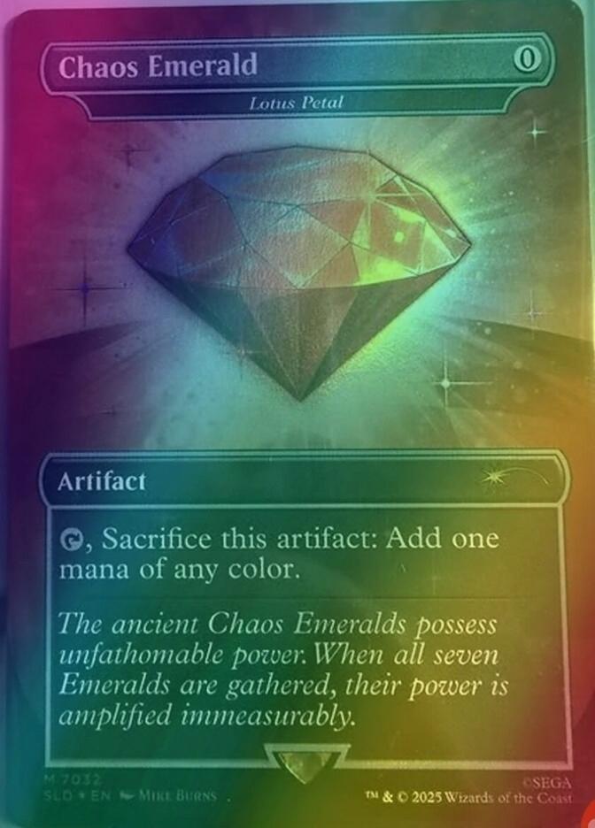 Chaos Emerald - Lotus Petal [7032] [Borderless] [Secret Lair X