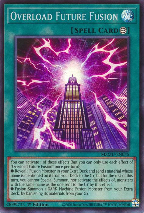 Overload Future Fusion - MZMU-EN055 - Super Rare - 1st Edition