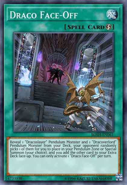 Draco Face-Off - BOSH-EN061 - Common - 1st Edition