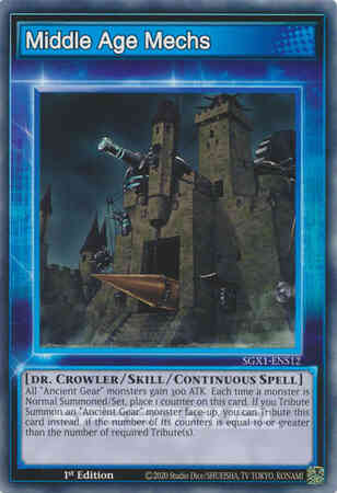 Middle Age Mechs - SGX1-ENS12 - Common - 1st Edition