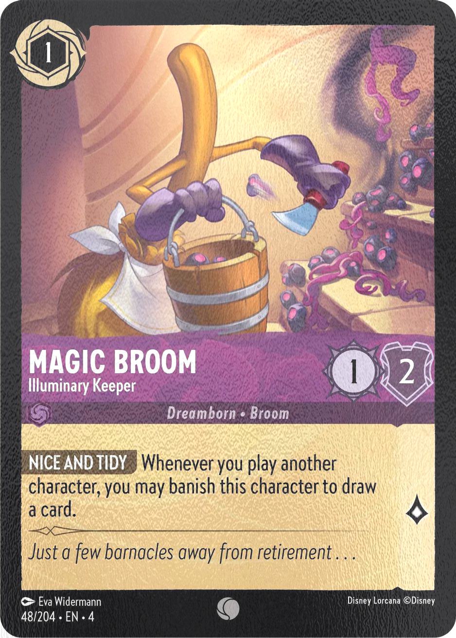 lorcana broom cards Magic Broom - Illuminary Keeper
