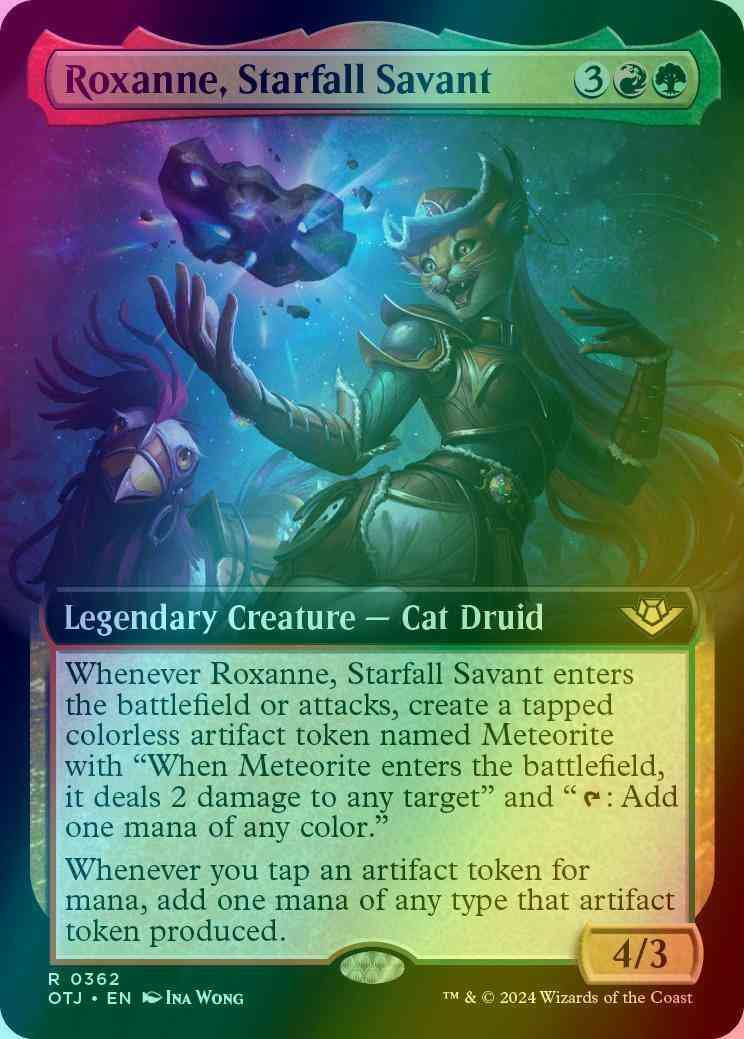 Roxanne, Starfall Savant [362] [Extended Art] [Outlaws of Thunder Junction]  [Foil] – Face to Face Games