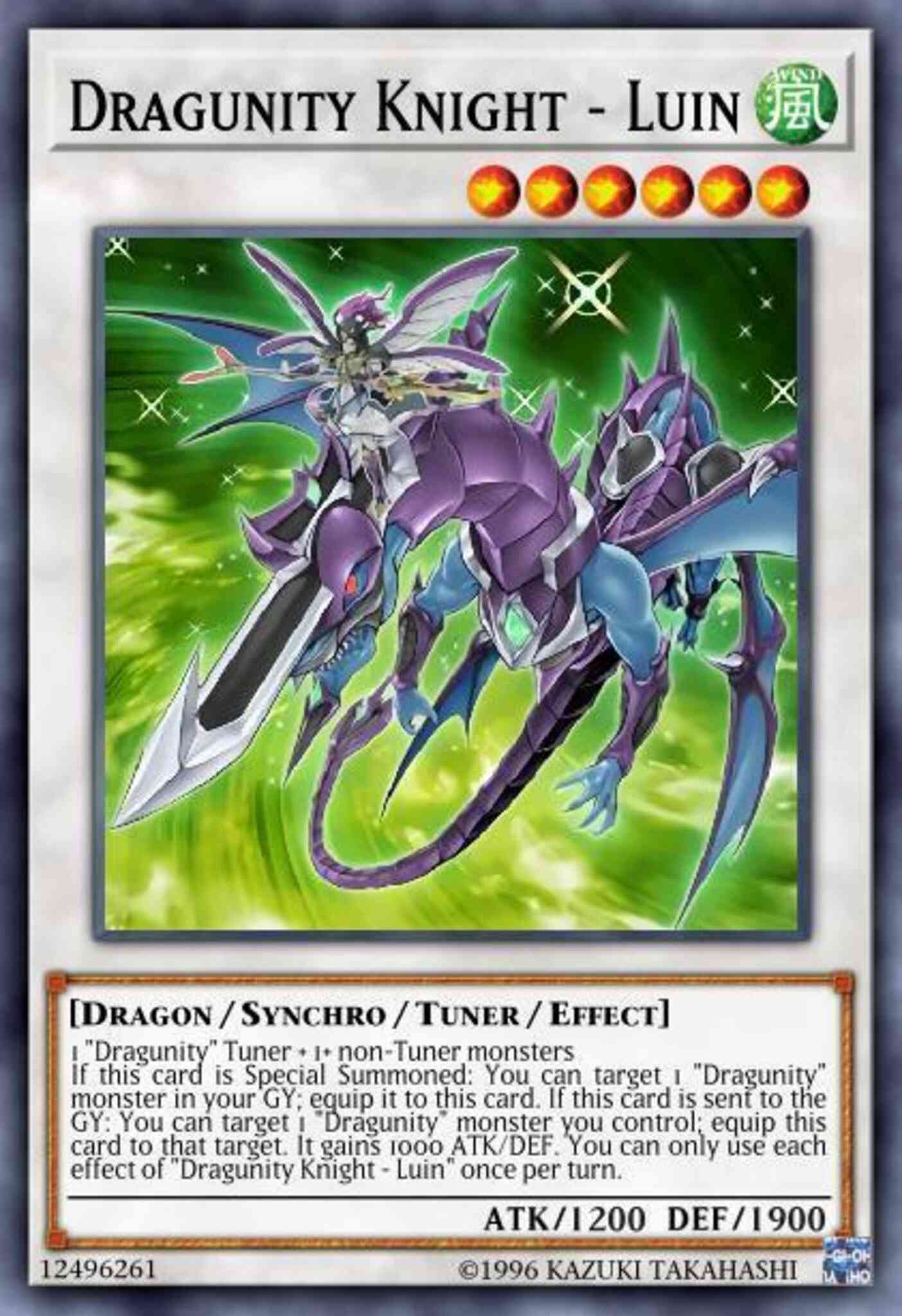 Dragunity Knight - Luin - CYHO-EN032 - Rare - Unlimited
