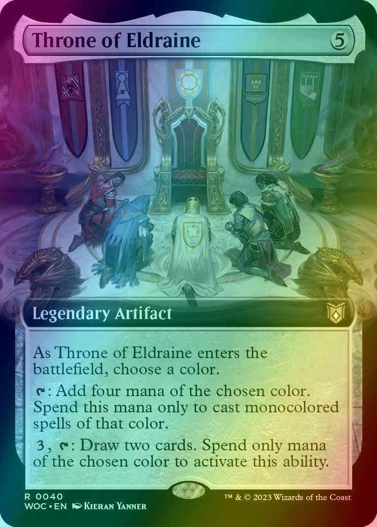 Throne of Eldraine [40] [Extended Art] [Wilds of Eldraine: Commander]  [Foil] – Face to Face Games