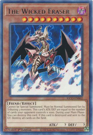 The Wicked Eraser - KICO-EN062 - Rare - 1st Edition