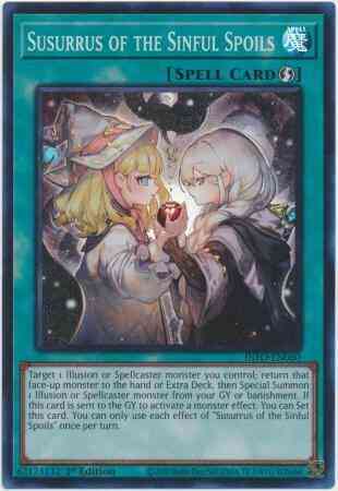 Susurrus of the Sinful Spoils - INFO-EN060 - Super Rare - 1st Edition