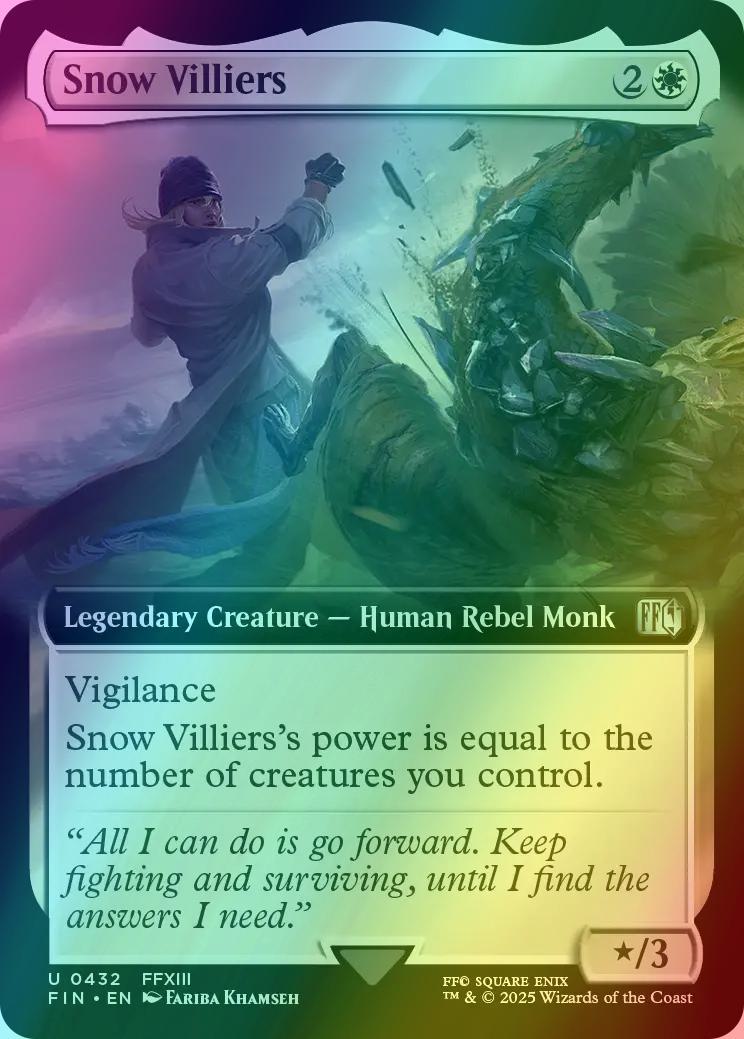 Snow Villiers [432] [Extended Art] [FINAL FANTASY] [Foil] – Face to Face Games