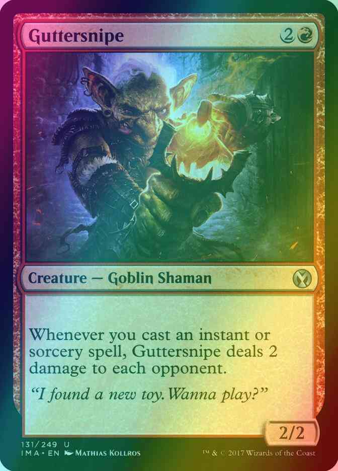 Guttersnipe [131] [Iconic Masters] [Foil] – Face to Face Games
