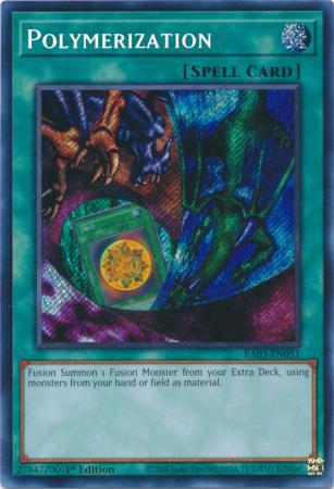 Polymerization - A - Alternate Art - RA03-EN051 - Secret Rare - 1st Edition