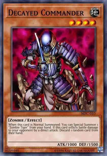 Decayed Commander - MFC-010 - Common - 1st Edition