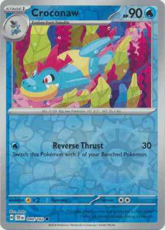 croconaw pokemon card Croconaw - 040/162