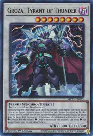 Groza, Tyrant of Thunder - MP23-EN055 - Ultra Rare - 1st Edition