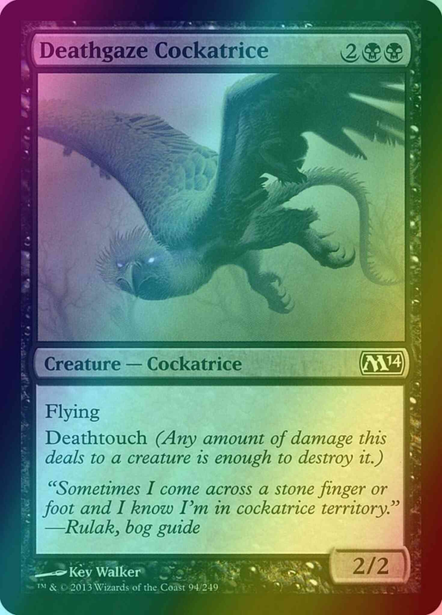 Deathgaze Cockatrice [94] [Magic 2014] [Foil] – Face to Face Games