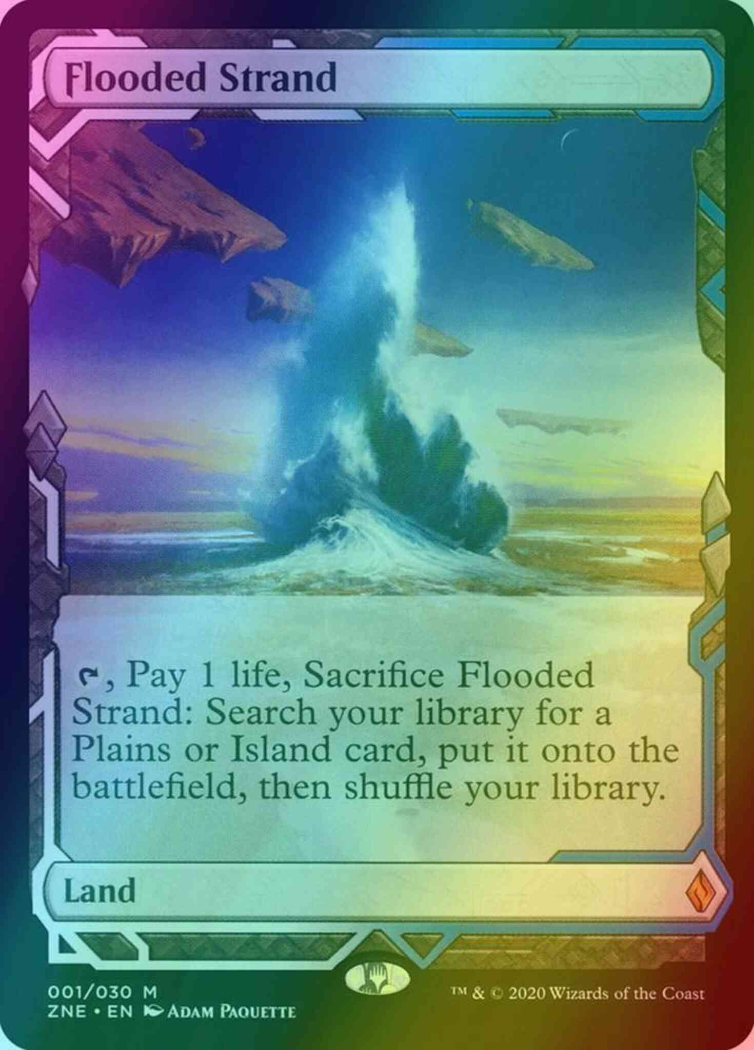 Flooded Strand [1] [Masterpiece Series] [Zendikar Rising