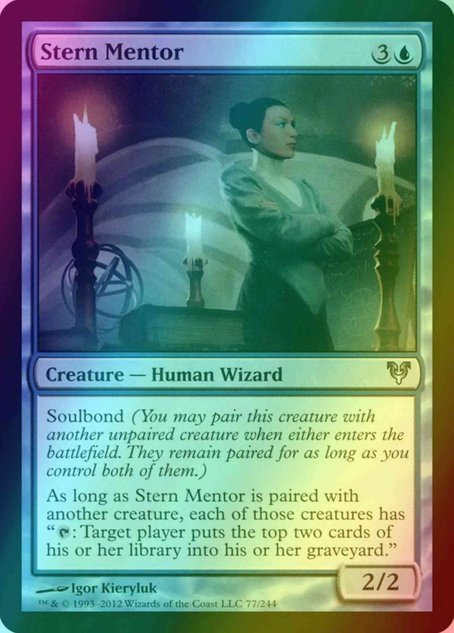 Stern Mentor [77] [Avacyn Restored] [Foil] – Face to Face Games