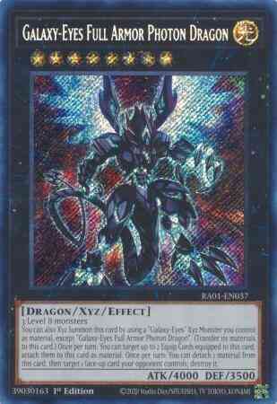 Galaxy-Eyes Full Armor Photon Dragon - RA01-EN037 - Secret Rare - 1st Edition