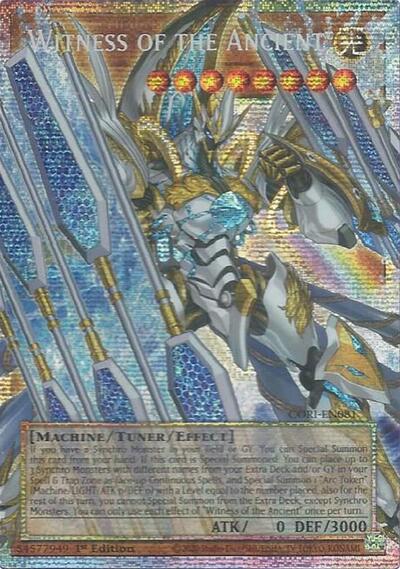 Witness of the Ancient - Extended Art - CORI-EN081 - Starlight Rare - 1st Edition