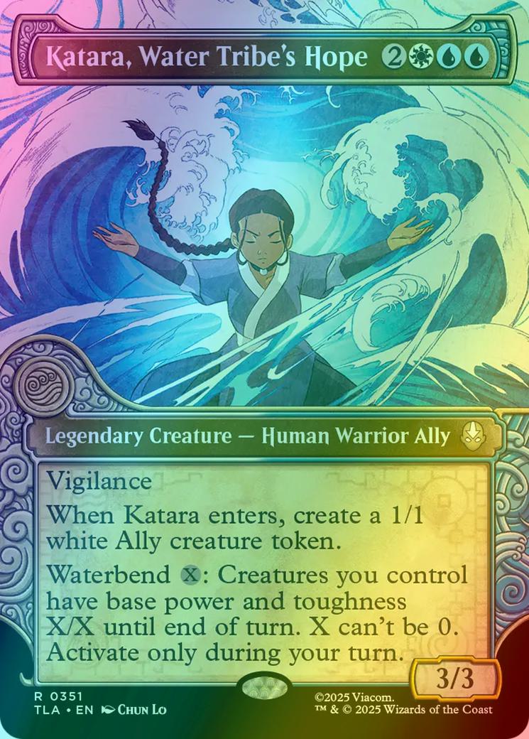 Katara, Water Tribe's Hope [351] [Elemental Frame] [Avatar: The Last  Airbender] [Foil] – Face to Face Games