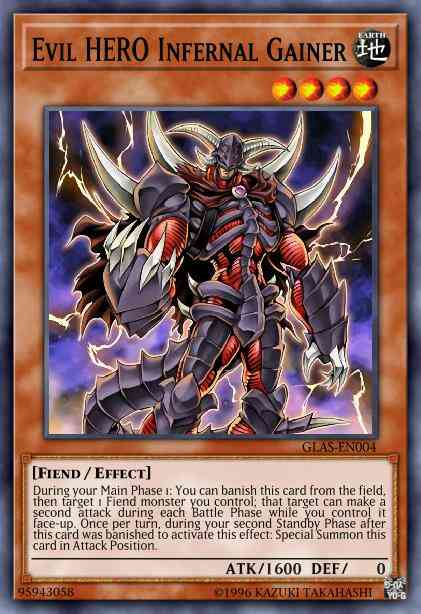 Evil HERO Infernal Gainer - BP03-EN032 - Common - 1st Edition