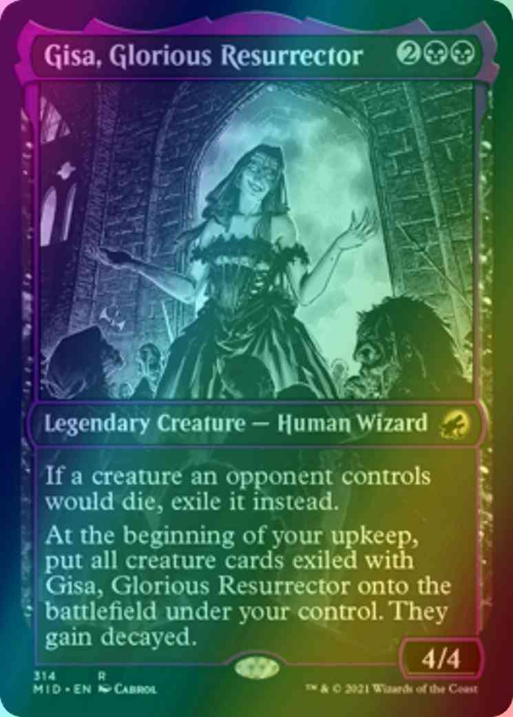 Gisa, Glorious Resurrector [314] [Eternal Night Showcase] [Innistrad:  Midnight Hunt] [Foil] – Face to Face Games