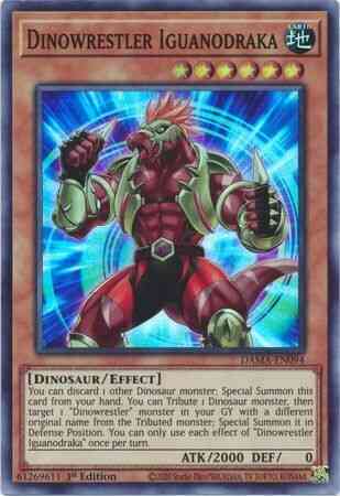 Dinowrestler Iguanodraka - DAMA-EN094 - Super Rare - 1st Edition