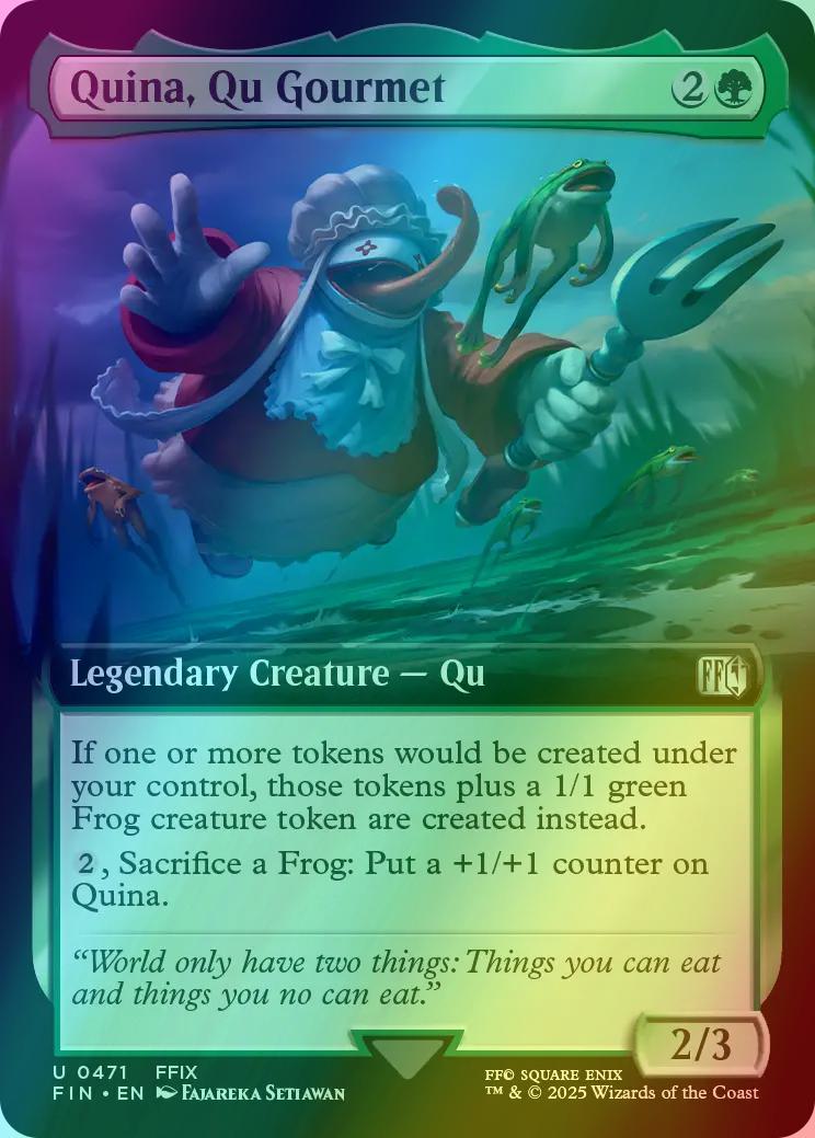 mtg final fantasy quina Quina, Qu Gourmet [FINAL FANTASY] main image 0