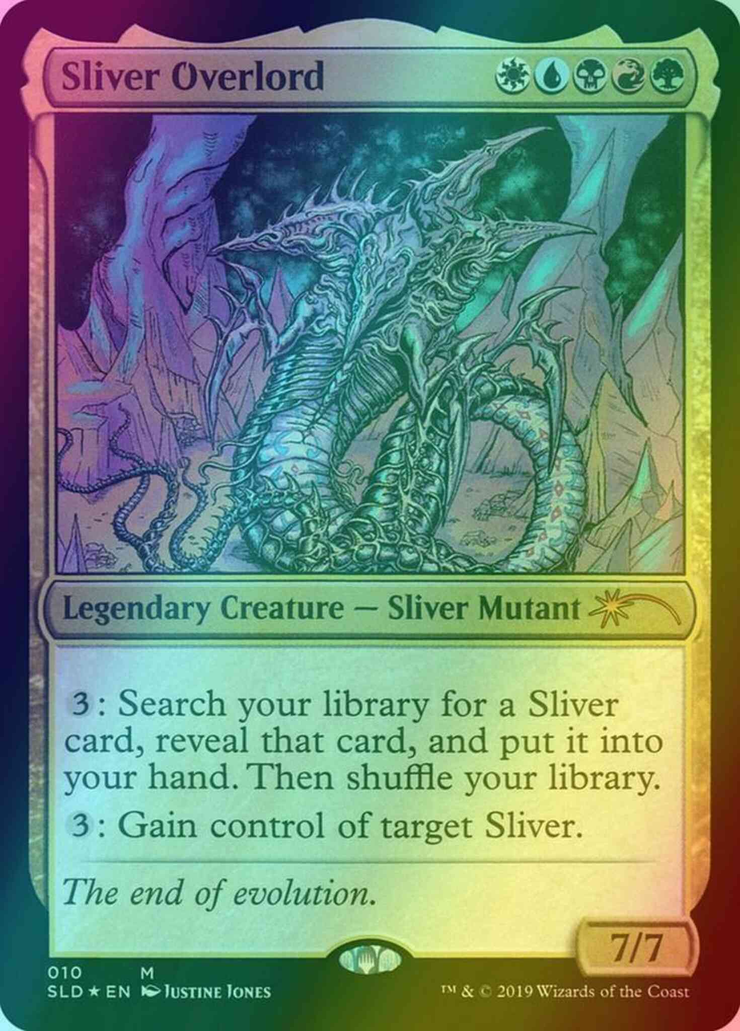 Sliver Overlord [0010] [Kaleidoscope Killers] [Secret Lair Drop] [Foil] –  Face to Face Games
