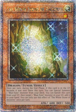 The White Stone of Ancients - RA04-EN267 - Quarter Century Secret Rare - 1st Edition