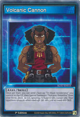 Volcanic Cannon - SGX1-ENS16 - Common - 1st Edition
