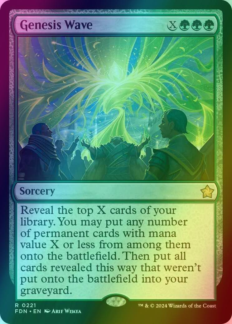 Genesis Wave [221] [Foundations] [Foil] – Face to Face Games