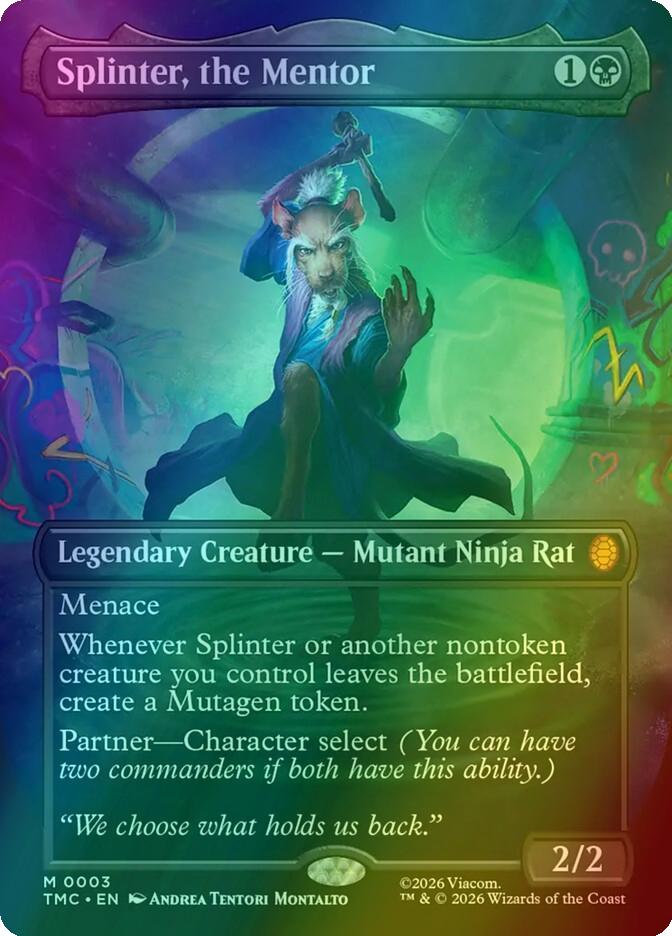 Splinter, the Mentor [3] [Borderless] [Teenage Mutant Ninja