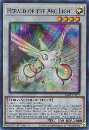 Herald of the Arc Light - RA01-EN031 - Super Rare - 1st Edition