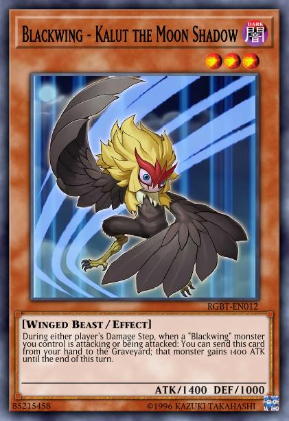 Blackwing - Kalut the Moon Shadow - GLD3-EN026 - Common - Limited