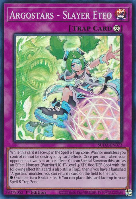 Argostars - Slayer Eteo - SUDA-EN073 - Super Rare - 1st Edition