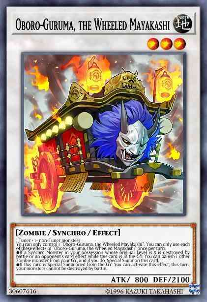 Oboro-Guruma, the Wheeled Mayakashi - HISU-EN032 - Secret Rare - 1st Edition