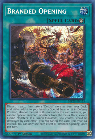 Branded Opening - MP22-EN155 - Prismatic Secret Rare - 1st Edition