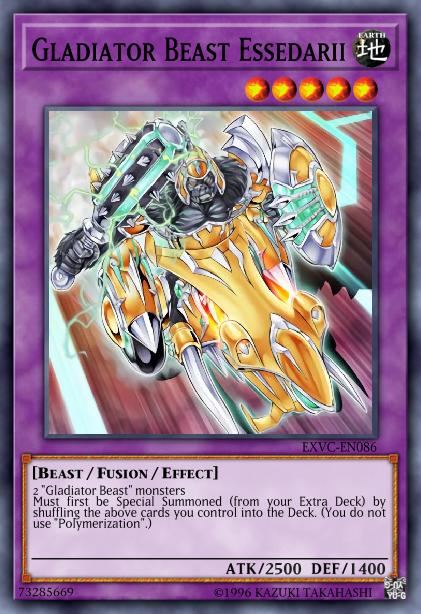 Gladiator Beast Essedarii - EXVC-EN086 - Ultimate Rare - Unlimited